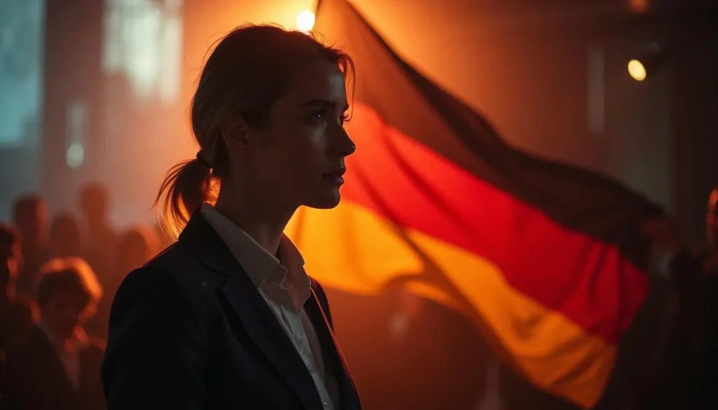 deutschland geht zur wahl parteien deutsche flagge